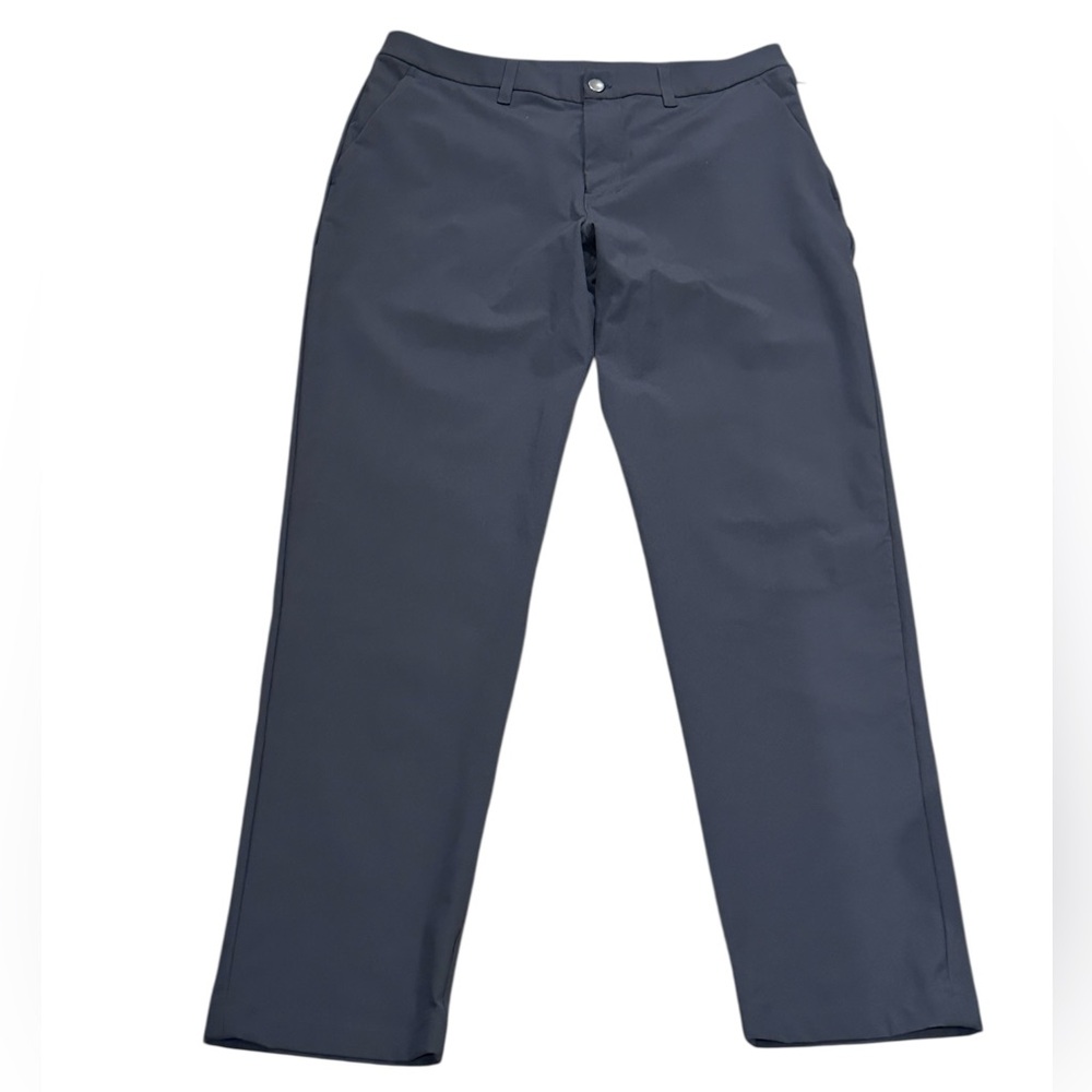 Lululemon ABC Pants Classic Fit Trousers Men’s 33 Navy Blue Work/Travel Comfort